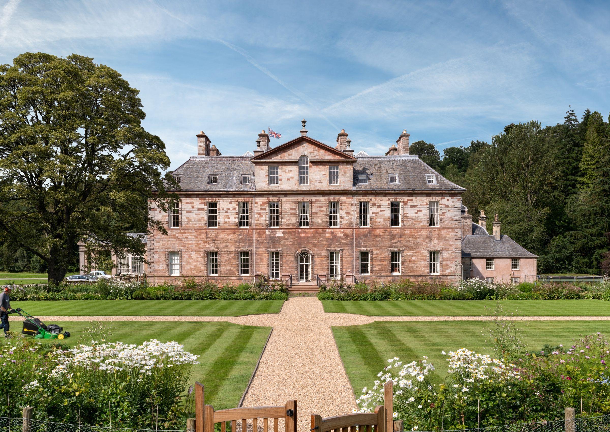 Exterior Shot at Yester House, East Lothian