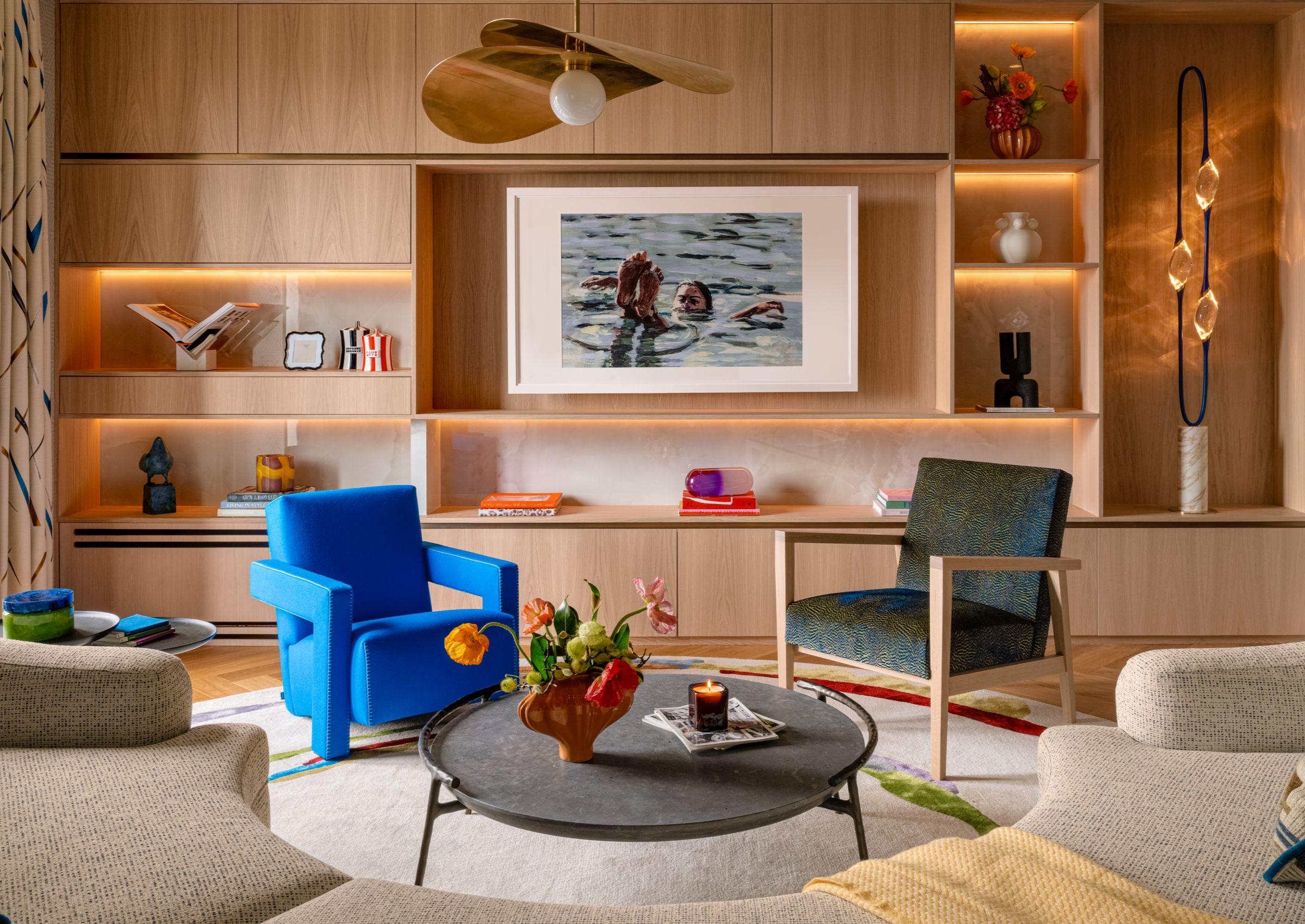 Living Area at Maximal Minimalism, Edinburgh